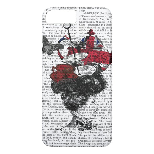 British Aeftermiddag Tea Hat Case-Mate iPhone Skal (Baksida)