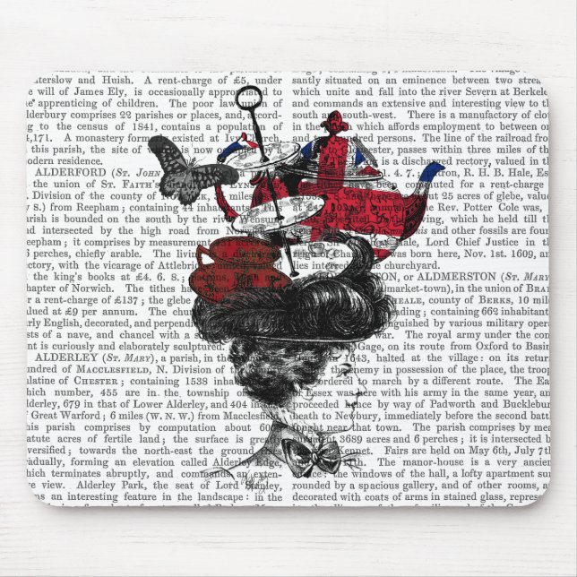 British Aeftermiddag Tea Hat Musmatta (Framsidan)