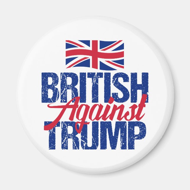 British Against Trump Magnet (Framsidan)