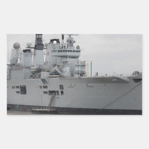 British Aircraft Carrier Rektangulärt Klistermärke
