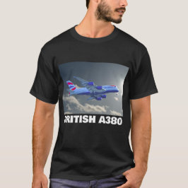 British Airlines Airbus A380-flygplan T Shirt