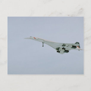 British Airways Concorde på finalnedstigning, Vykort