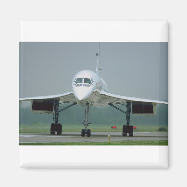 British Airways Concorde, på taxi väg Magnet (Framsidan)