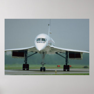 British Airways Concorde, på taxi väg Poster