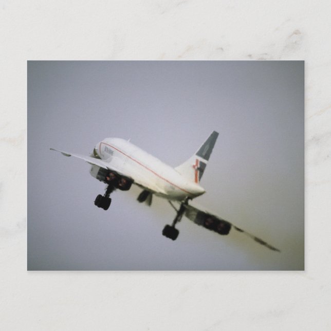 British Airways Concorde Vykort (Framsida)