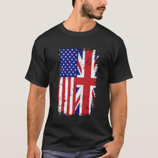 British American Flagga Långärmad Shirt T