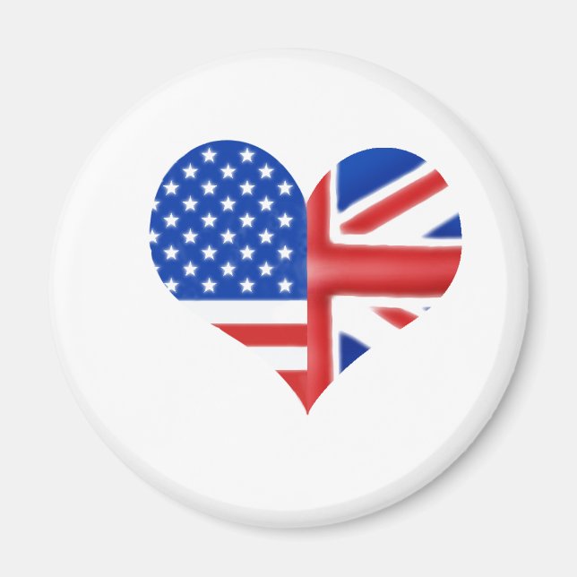 British American Heart Magnet (Framsidan)