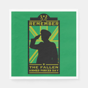 British Armed Forces Day Pappersservett