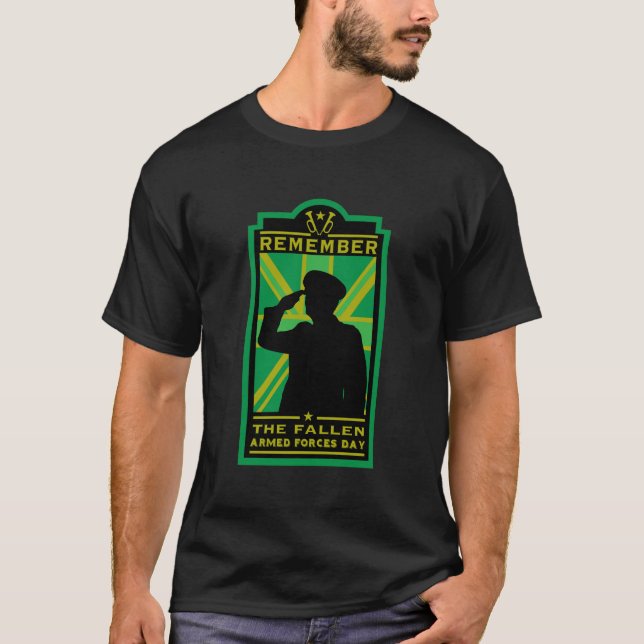 British Armed Forces Day T Shirt (Framsida)