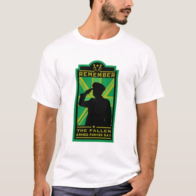 British Armed Forces Day T Shirt (Framsida)
