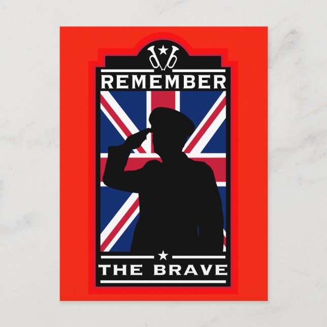 British Armed Forces Day Vykort (Framsida)