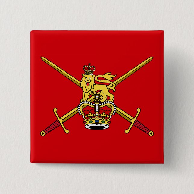 British Army flagga (icke-cerimonial) Knapp (Framsida)