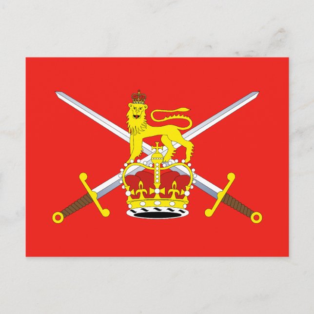 British Army, Förenade kungariket Vykort (Framsida)