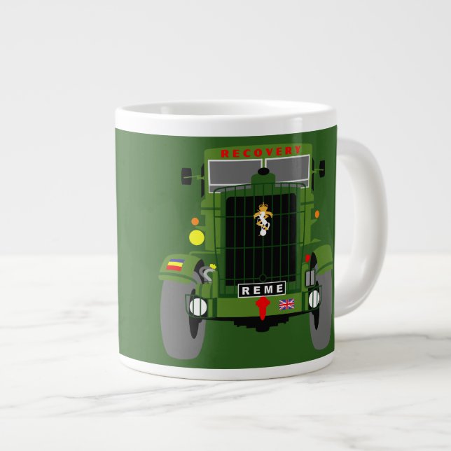 British Army R.E.M.E. stor veteran Jumbo Mugg (Framsida höger)