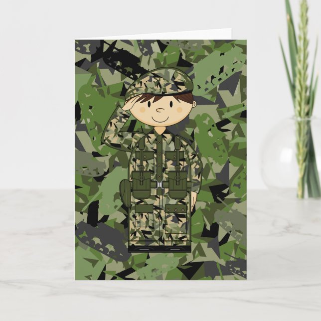 British Army Soldier Card Kort (Framsida)