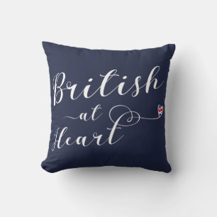 British At Heart Throw Cushion, Förenade kungarike Kudde