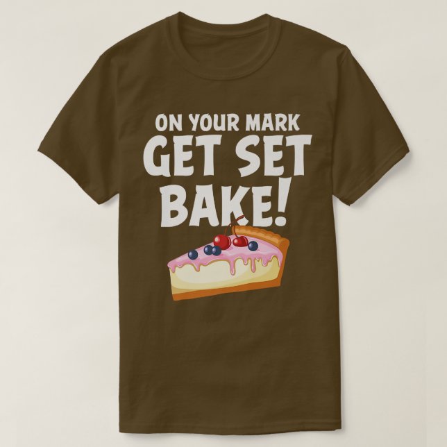 British Baking Show Baking Tests - få igång T Shirt (Design framsida)