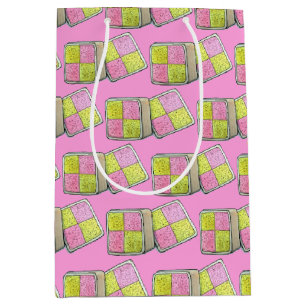 British Battenberg Marzipan Sponge Cake UK Food