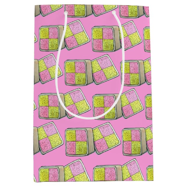 British Battenberg Marzipan Sponge Cake UK Food (Framsidan)