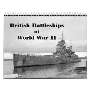 British Battleships of Världskrig II Kalender