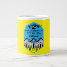 British Beach Hut Gifts and Decor Jumbo Mugg
