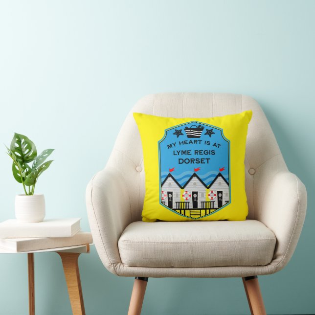 British Beach Hut Gifts and Decor Kudde (Stol)
