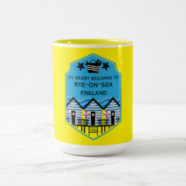 British Beach Hut Gifts and Decor Två-Tonad Mugg