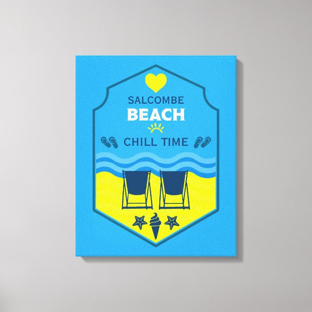 British Beach-ThERN Gift Canvastryck (Framsida)