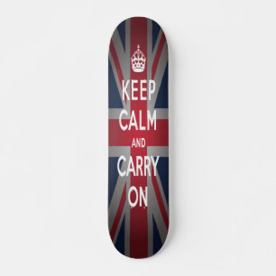 British Behålla Lugn Carry Old school Skateboard