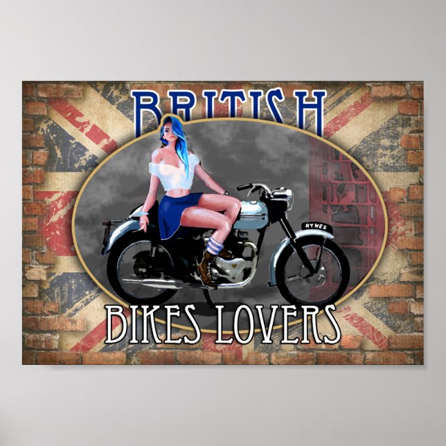 british bike lovers poster (Framsidan)