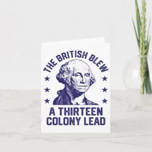 British Blew A 13 Colony Lead Retro Us George Kort