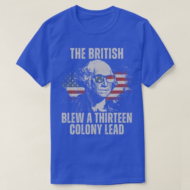 British Blew a 13 Colony Lead T Shirt (Design framsida)