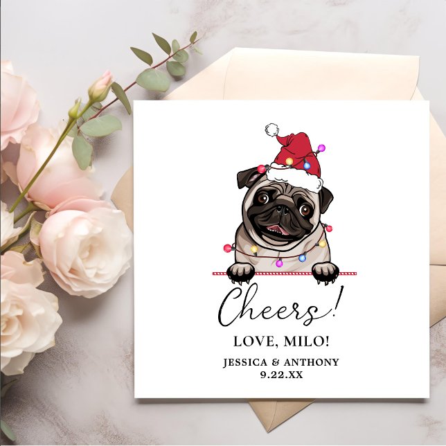 British Bull Dog Personlig Cheers Napkins Pappersservett (Skapare uppladdad)