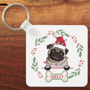 British Bull Dog Personlig julklapp Nyckelring