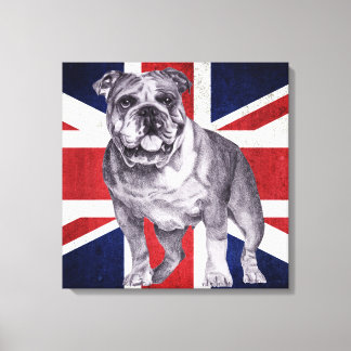 British Bulldog - English Bulldog Canvas