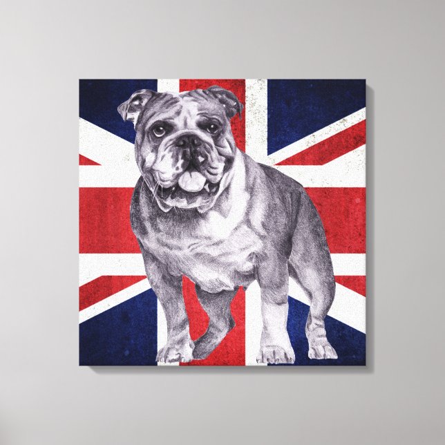British Bulldog - English Bulldog Canvas (Framsida)
