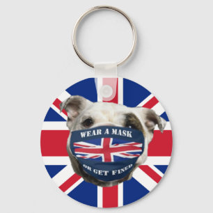 BRITISH BULLDOG NYCKELRING