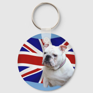 British Bulldog Nyckelring