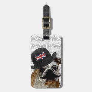 British Bulldog och Bowlareare Hat Bagagebricka