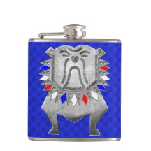 British Bulldog (Personlig) Pocket Flask