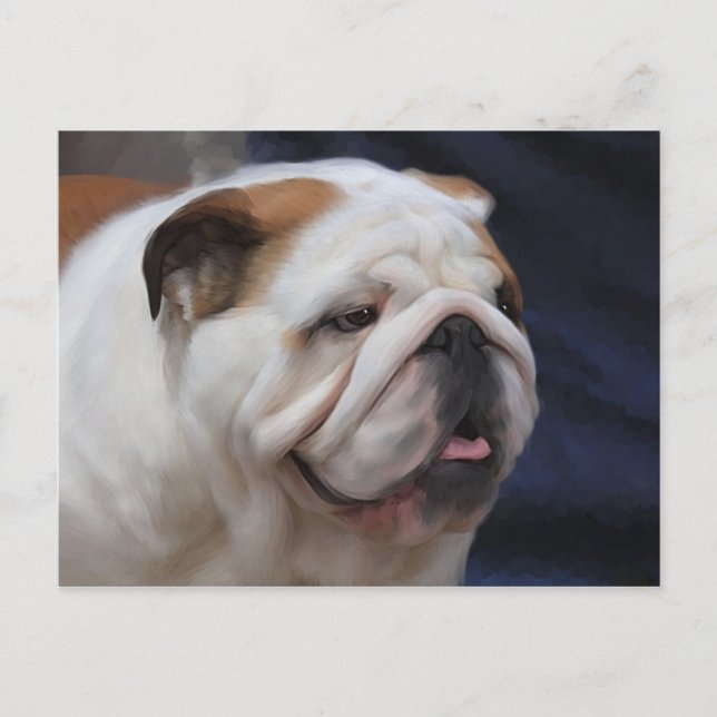 British Bulldog Vykort (Framsida)