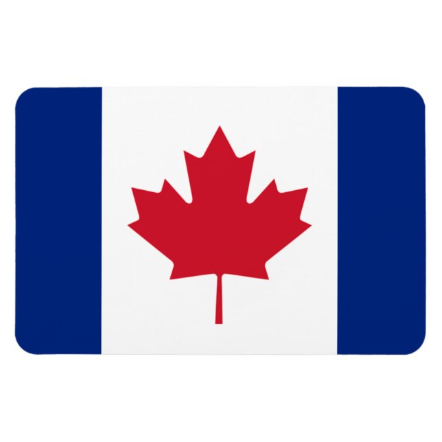 British Canadian Flagga Magnet (Horisontell)