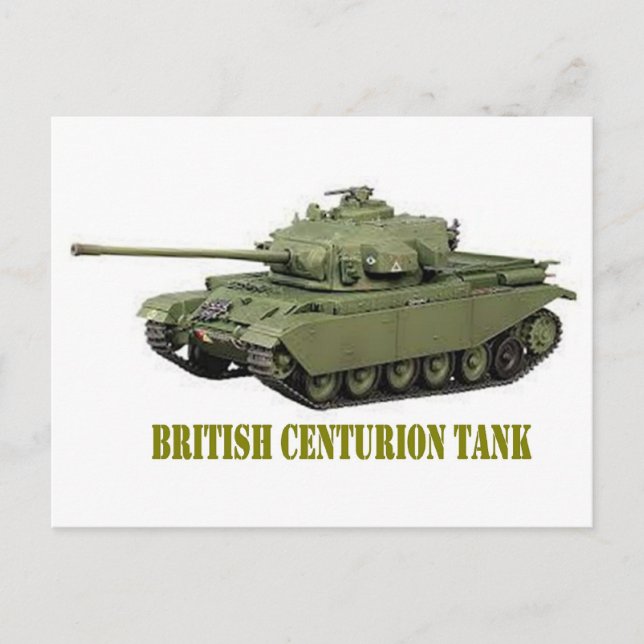 BRITISH CENTURION TANK VYKORT (Framsida)