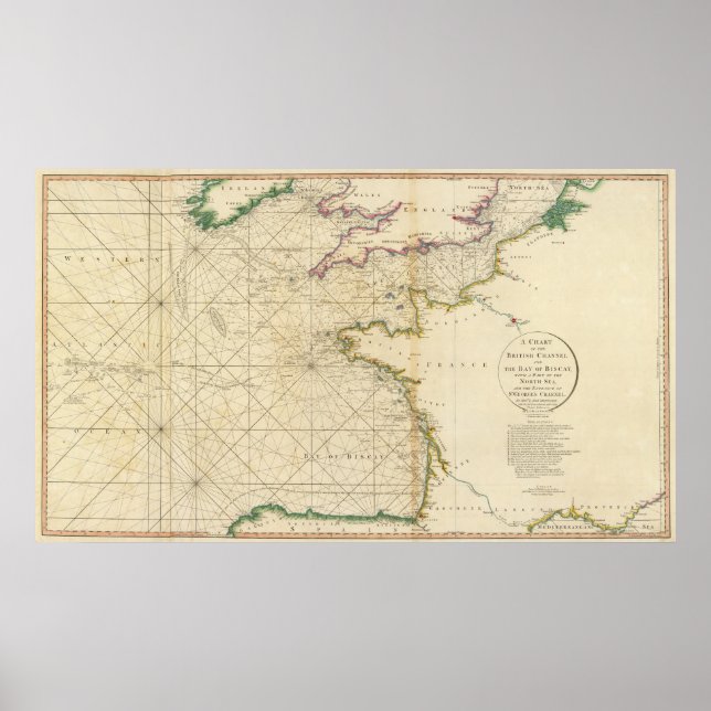 British Channel, Biscayabukten Poster (Framsidan)