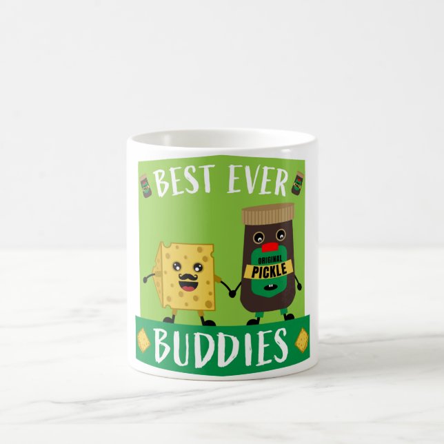 British Cheddar Cheese and Pickle älskare Kaffemugg (Center)