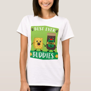 British Cheddar Cheese and Pickle älskare T-Shirt