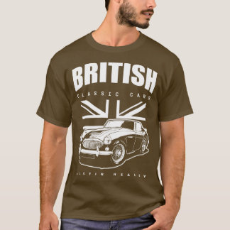British Classic Car Austin Healey Långärmad T Shirt