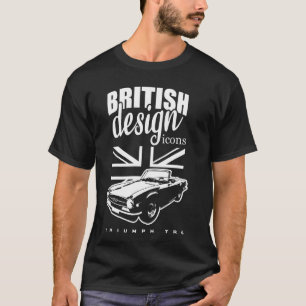 British Classic Toppen Car Triumph TR6 T Shirt