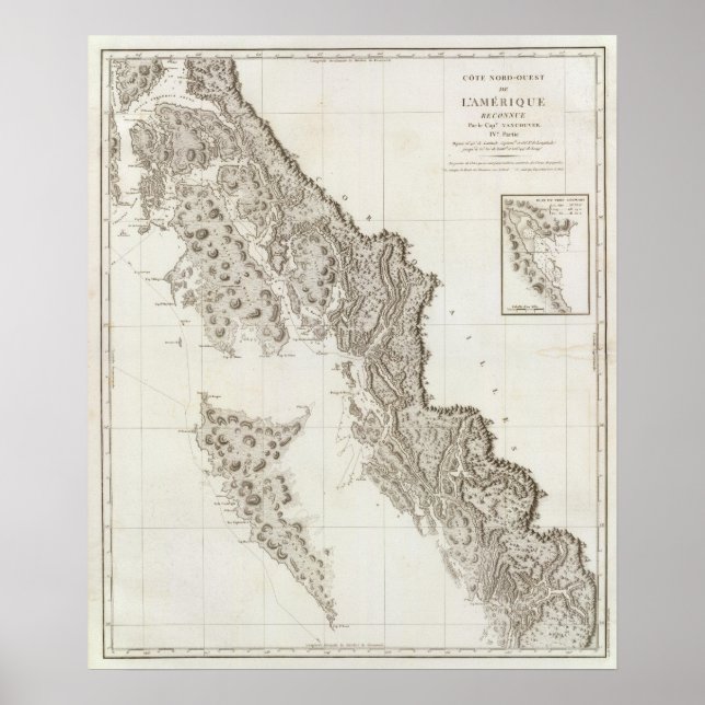 British Columbia Alaska Poster (Framsidan)