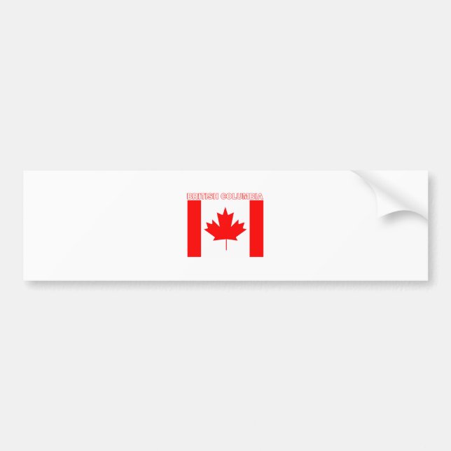 British Columbia Bildekal (Framsidan)
